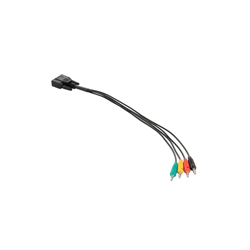 Adapter – Złącza bananowe 4 mm (CAN + Zasilanie) do HDB15